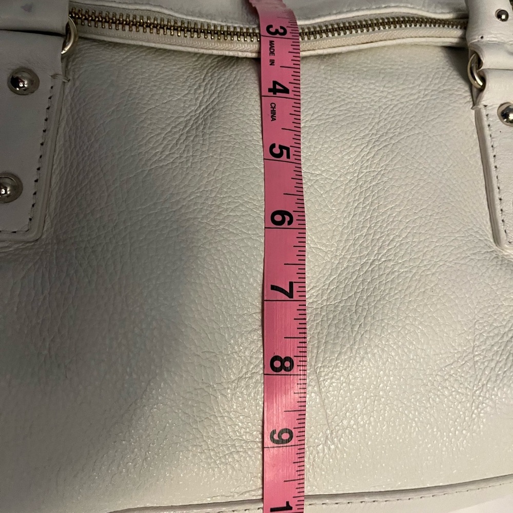 Kate Spade fold over white leather purse - Picture 8 of 12
